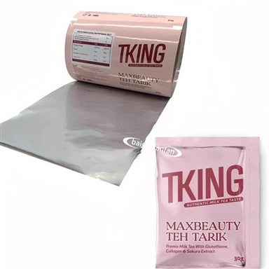 Aangepaste bedrukte voedselverpakkingsrol gelamineerd plastic flexibele verpakkingsrol automatische film Sachet Film Roll