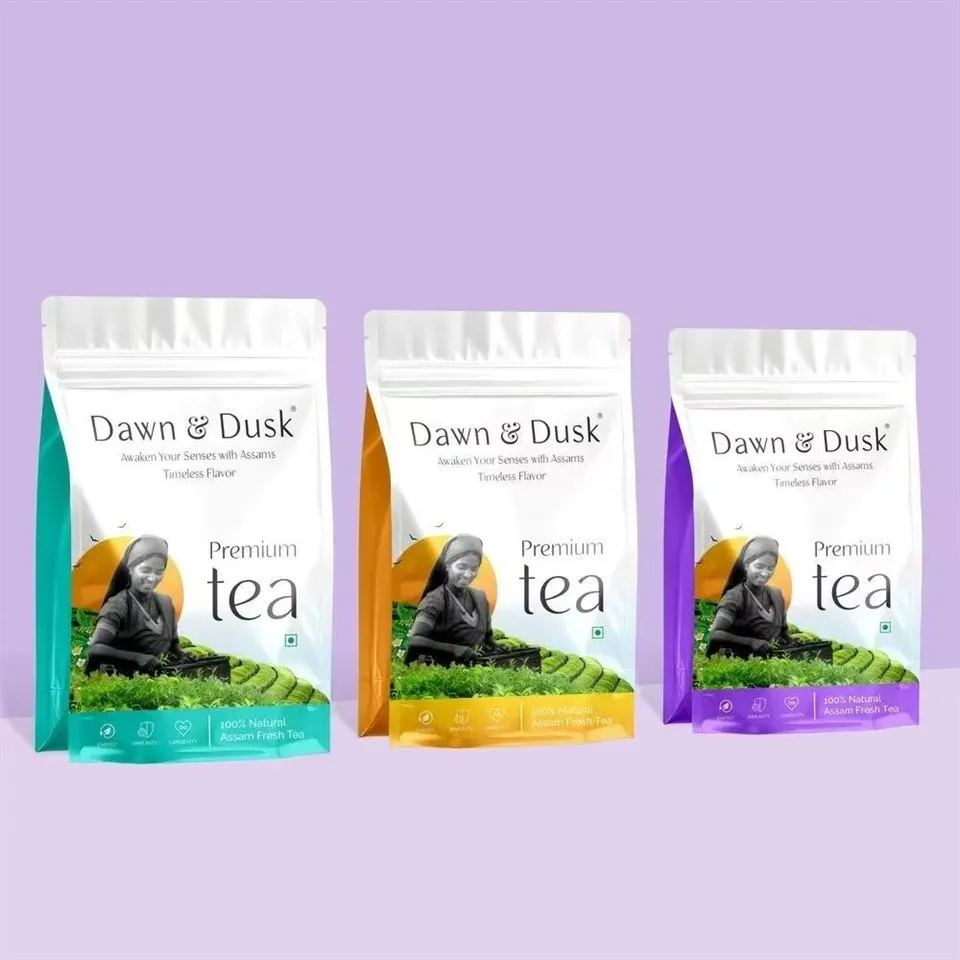 At Pack Custom 250G Bolsas Para de Cafe Lege Coffee Bean Tea Packaging Pouch Flat Doos Bodem koffietas met klep en ritssluiting